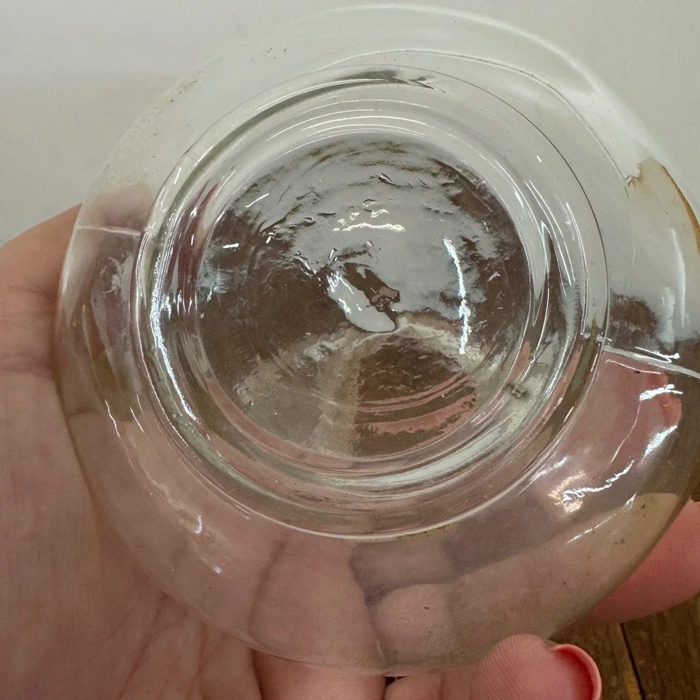 Vintage Clear Glass Oil Vinegar Cruet Carafe Dispenser with Stopper‎